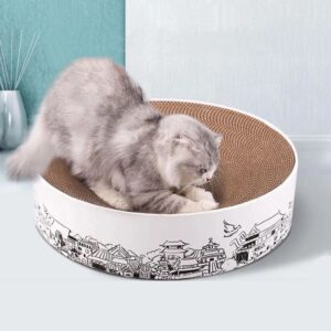 Corrugated Paper Cats Round Scratching Board