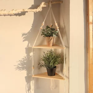 Floating Shelves Wood Stand Boho Home Decor