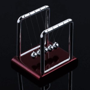 Newton Science Shake Basketball Decorative Metal Cradle Swing Ball