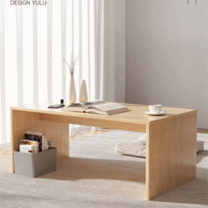 Nordic Wooden Coffee Table Small Minimalist Table