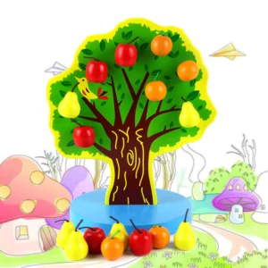 Baby Fruit Tree Harvest Wooden Toy Games
