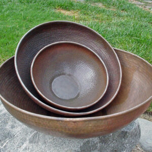 Hand Hammered Copper Basin